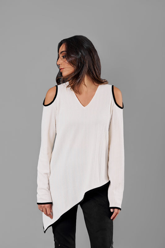 Alina Asymmetric Sweater