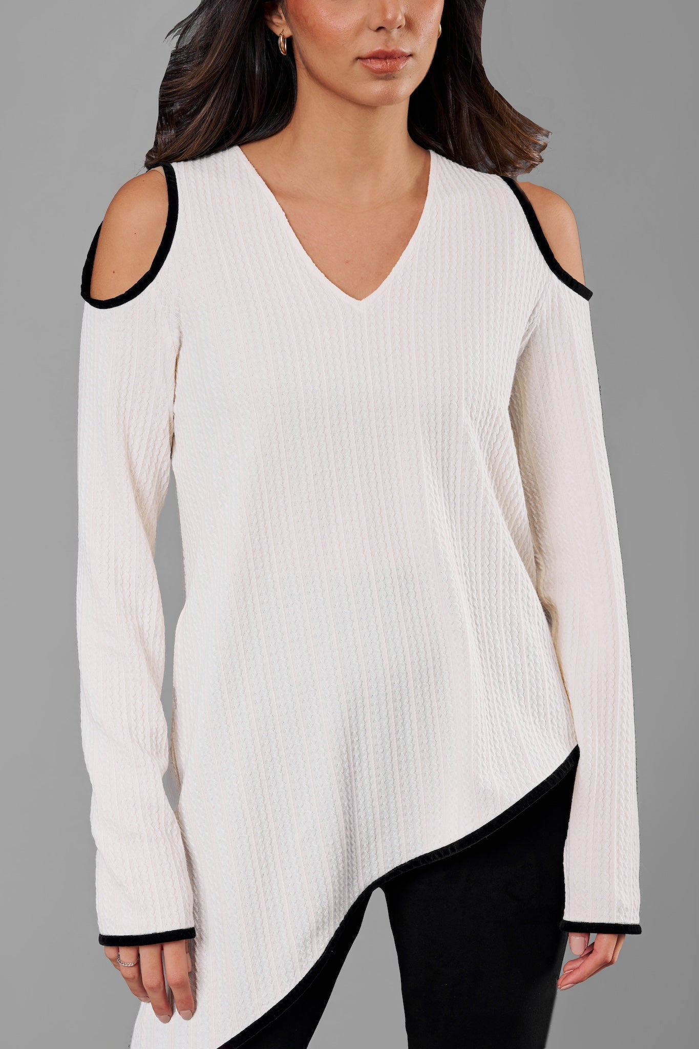 Alina Asymmetric Sweater